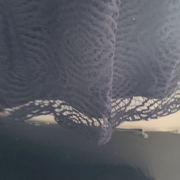 Navy blue lace dress - Picture 3 of 4